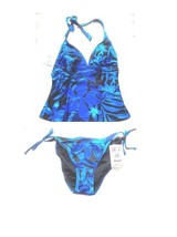 Sunsets Monterey Halter Tankini Swimsuit Size X-Small Top Small Bottoms NWT$98 - £53.95 GBP