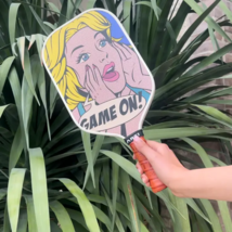 Kristen&amp;Kristy &quot;GAME ON&quot; PICKLEBALL PADDLE ARTI - $202.48 CAD