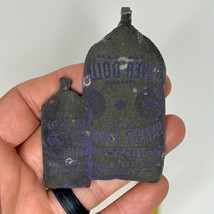 Vintage Letterpress Printing Block Silver Dollar Flour Bags Fort Wayne I... - $15.12