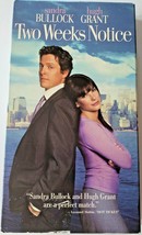 Two Weeks Notice VHS Video Tape Movie Hugh Grant, Sandra Bullock 2002 PG13 - $6.92