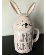 Rae Dunn Artisan Collection by Magenta &quot;Hunny Bunny Mug with Bunny Top-Pink - £27.87 GBP