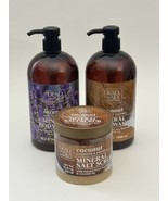 Lot Of 3 Dead Sea Collection 33.8 Oz Lavender +Coconut Mineral Body Wash... - €34,32 EUR
