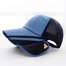 Telescopic Brim Visor Hat Men&#39;s Embroidery Big G Summer Sports Baseball Cap Moun - £12.60 GBP