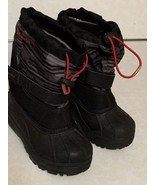 Columbia Powderbug Black Waterproof Winter Snow Boots Shoe BC1327-012 Ki... - $51.13 CAD
