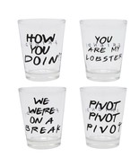 Friends Four Pack Shot Glass Set Clear - $21.98