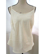 NWT New Ryllace 18 Silk Blouse Cami Ivory Off White Cream Tank Camisole Top Plus - $173.25