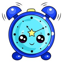 Cute Alarm Clock time to go School Vinyl Decal Sticker UV &amp; Water Proof ... - $109.18 MXN