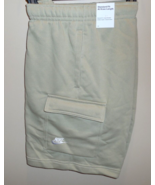 Nike Men Small Sportswear Club Fleece Cargo Sweat Shorts CZ9956 Tan Brow... - £31.12 GBP