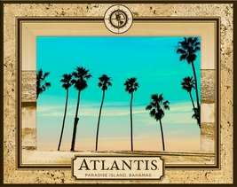 Atlantis Paradise Island Bahamas Laser Engraved Wood Picture Frame (5 x 7) - $30.99
