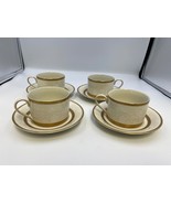 Mikasa Fine China ANTIQUE LACE made in Japan Cups &amp; Saucers Set 4 - $64.81 CAD