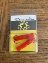 Team Catfish Titan Treble And Dip Tubes Size 4 - £4.65 GBP