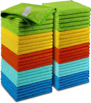 Microfiber Cleaning Cloth Set of 50 Towel Rag Car Polishing Detailing No-Scratch - £15.47 GBP