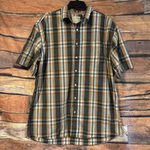 Roper XL Short Sleeve Button Down Plaid Western Shirt Wear The West Cowboy - £11.11 GBP