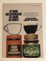 1989 Mountain Grown Folgers Coffee Vintage Print Ad Advertisement  pa31 - £6.15 GBP