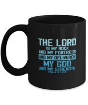 Coffee Mug The Lord Is My Rock And My Fortress Christian  - £15.99 GBP