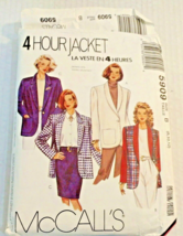 Vintage Sewing Pattern McCall's 5909 Jacket Blazer - $4.94