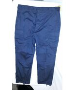 NWT&#39;S MIDNIGHT NAVY BLUE MILITARY STYLE TROUSER PANTS X LARGE REGULAR - $580.95 MXN