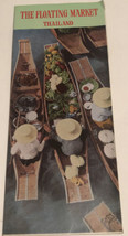 Vintage The Floating Market Brochure Thailand BR5 - £7.64 GBP