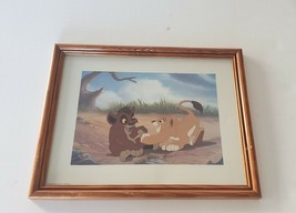 Framed Lion King 2 Disney Store Exclusive Commemorative Lithograph Kovu + Kiara - £12.77 GBP