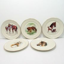 Pickard China America’s Finest Equestrian Horse Theme 8-inch Salad Plates RARE - £114.68 GBP
