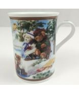Boyds Bear Collector Mugs Skatin&#39; Pond Danbury Mint Coffee Cup - €10,72 EUR