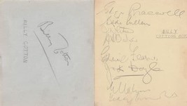 Billy Cotton &amp; His Band Full Ten Signatures 3X Hand Signed Autograph Page S - £23.97 GBP