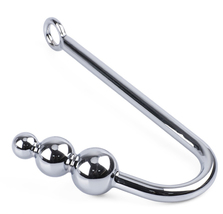 Anal Hook Heavy Duty BDSM Metal Anal Hook 3 Ball Solid Steel - KinkOrder - £33.64 GBP