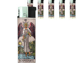 Tarot Card D15 Lighters Set of 5 Electronic Refillable Butane XIV Temper... - £12.59 GBP