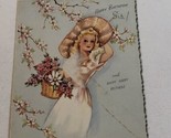 Vintage Birthday Card Happy Birthday Sis Box4 - £3.15 GBP