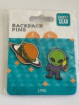 Alien Pin And Cheeseburger Pin 2 Pin Set Backpack Pin By Pen + Gear - $10.00