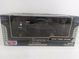 1932 FORD COUPE DIE CAST BLACK 1/24 BY MOTOR MAX PREMIUM COLLECTION..N.I.B - $24.20