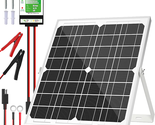 Solar Panel Kit 20W 12V, Solar Battery Trickle Charger Maintainer + Upgr... - $107.71