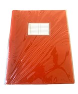 3 Pring Pocket Folder Red Clear Title Card Plastic 2 Pockets - £3.13 GBP