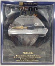 Sony - MDR-7506 - Professional Large Diaphragm Headphone - Black - $129.95