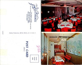New York(NY) NYC Les Pyrenees Fine French Cuisine Basquaise Ariege VTG Postcard - £7.37 GBP