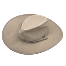 New Stetson Mens Khaki No Fly Zone Wide Brim Drawcord Mesh Sun Hat UPF 5... - £29.79 GBP