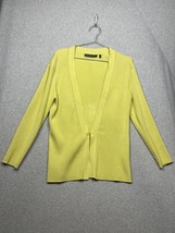 LAFAYETTE 148 Open Front Silk Knit Cardigan Womens Size L Minimalist - $38.88