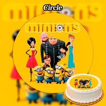 Edible Minions Cake Topper Personalised - $9.99