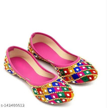 flip flop punjabi jutti khussa shoes indian shoes bridal shoes Mojari ju... - $403.81 MXN