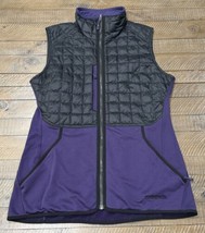 Patagonia Purple Hybrid Goose Down Polartec Zip Vest - RARE - Women&#39;s Large - £62.09 GBP