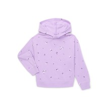 Wonder Nation Girls Fashion Fleece Hoodie, Lavender Touch Size XXL(18) - $17.81