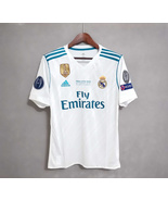 Real Madrid Soccer Jersey 2017 - 2018 RONALDO BENZEMA RAMOS MARCELO Jersey - £52.95 GBP