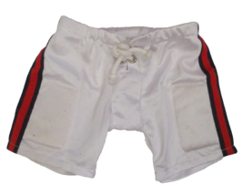 Build A Bear Workshop White Football Pants with Red &amp; Navy Side Stripes - $128.98 MXN