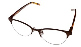 Jones New York Mens Metal Soft Rectangle Eyewear Frame,  J145 Brown 48mm - £28.66 GBP