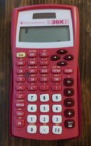 Texas Instruments TI-30XIIS Scientific Calculator Pink Tested - £5.60 GBP
