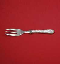 Repousse by Kirk Sterling Silver Caviar Fork 3-tine HHWS 6 1/4&quot; Custom Made - £42.12 GBP