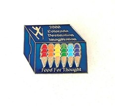 2000 Destination Imagination Colorado Lapel Pin Set Food For Thought Ice... - £9.30 GBP