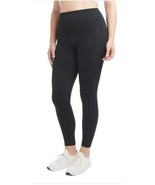 Danskin Womens Leggings Black High-Rise Pockets Moisture Wicking Lightwe... - $50.75 CAD