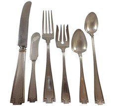 Etruscan by Gorham Sterling Silver Dinner Flatware Set For 12 Service 78 Pieces - £3,616.52 GBP