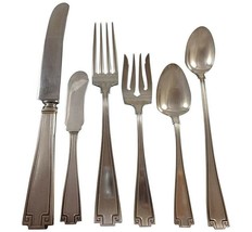 Etruscan by Gorham Sterling Silver Dinner Flatware Set For 12 Service 78 Pieces - £3,680.82 GBP